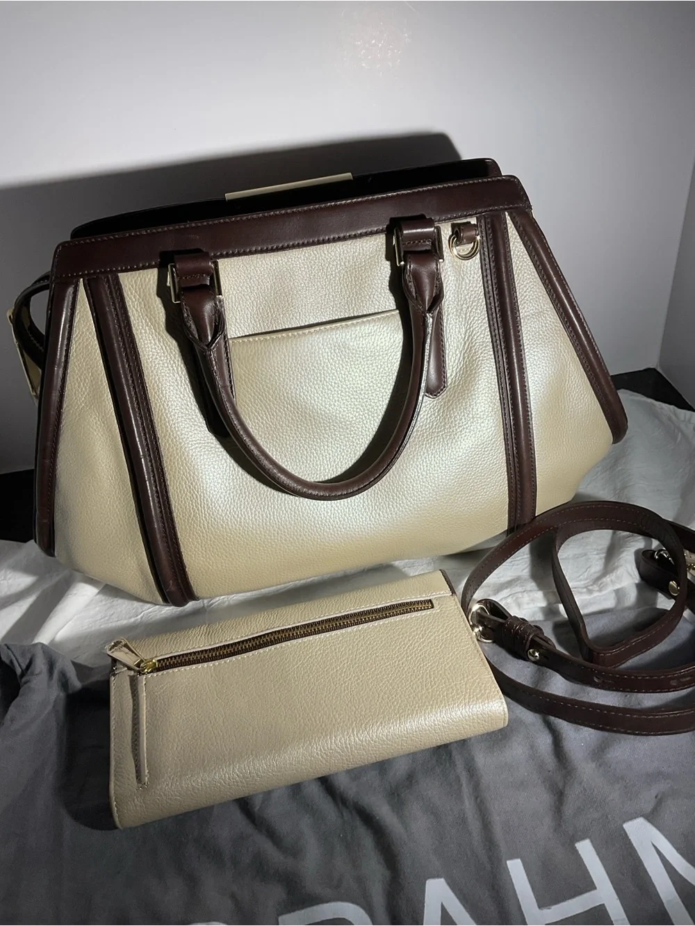 Brahmin Arden and checkbook wallet set